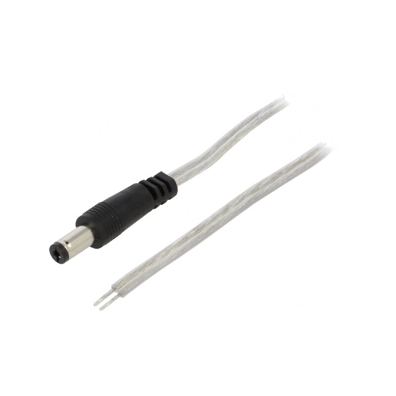 Cablu Alimentare 2x0,5mm2 cu Mufă DC 5,5/2,1 Transparentă | Electronic-mag.ro | Componente Electronice Cablu Alimentare 2x0,5mm2 cu Mufă DC 5,5/2,1 Transparentă | Electronic-mag.ro | Componente Electronice