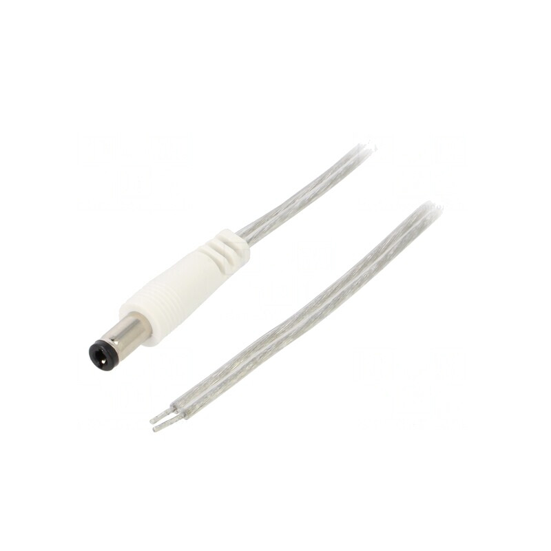 Cablu Electric 2x0,5mm2 cu Mufă DC 5,5/2,5 Transparentă | Electronic-mag.ro | Componente Electronice Cablu Electric 2x0,5mm2 cu Mufă DC 5,5/2,5 Transparentă | Electronic-mag.ro | Componente Electronice