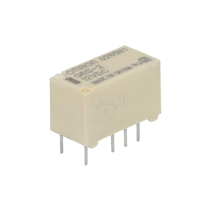 Releu Electromagnetic DPDT 12V 2A | Electronic-mag.ro | Componente Electronice