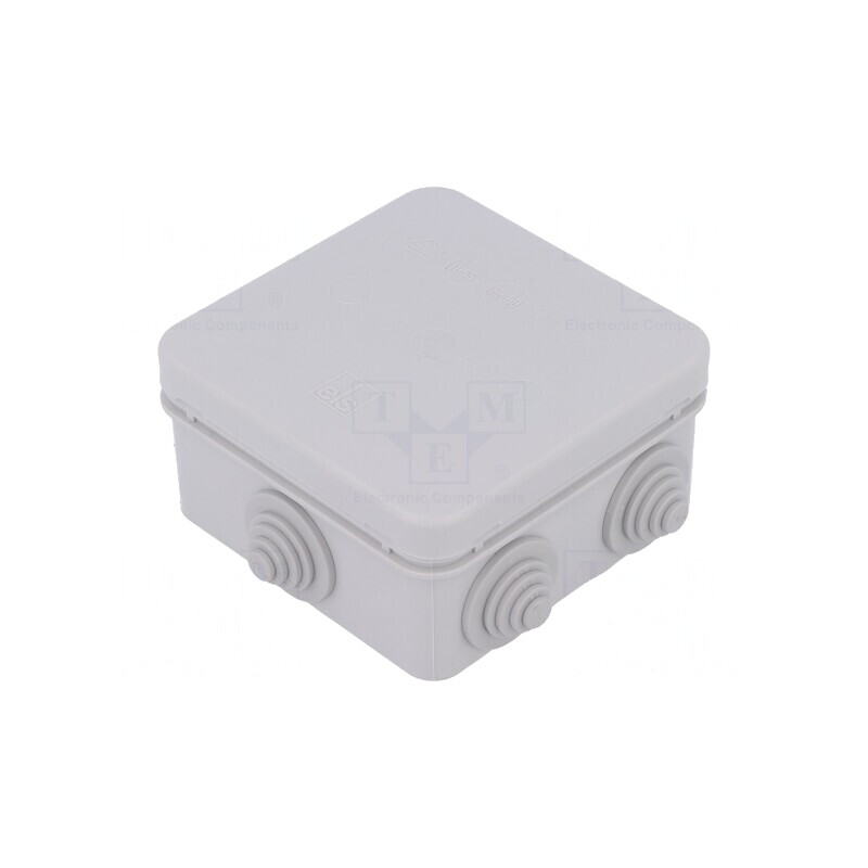 Cutie de Conexiuni pentru Perete 85x85x42mm | Electronic-mag.ro | Componente Electronice