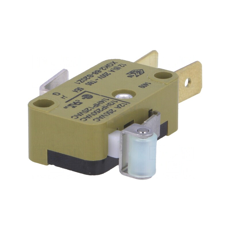 Microîntrerupător cu Rola 12A 250VAC | Electronic-mag.ro | Componente Electronice
