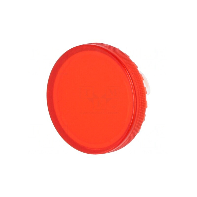 Lentilă Buton 22mm Roșie Transparentă Plastic | Electronic-mag.ro | Componente Electronice
