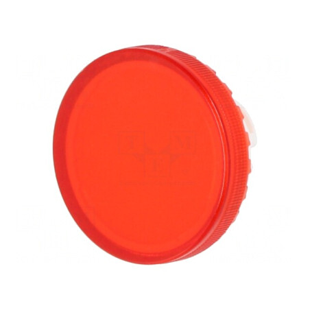 Lentilă Buton 22mm Roșie Transparentă Plastic | Electronic-mag.ro | Componente Electronice