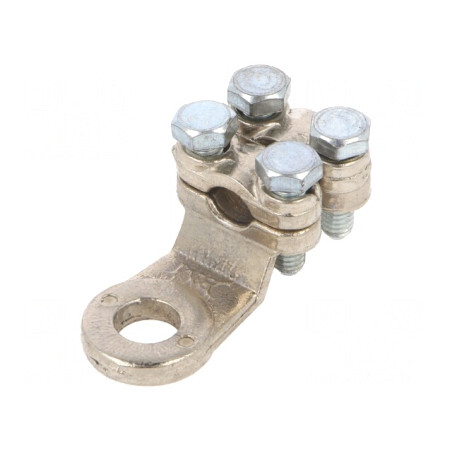 Terminal Inelar M10 50mm2 Neizolat Cu Șurub pentru Cablu | Electronic-mag.ro | Componente Electronice