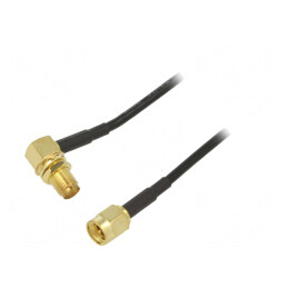 Cablu SMA 50Ω 1m Negru | Electronic-mag.ro | Componente Electronice