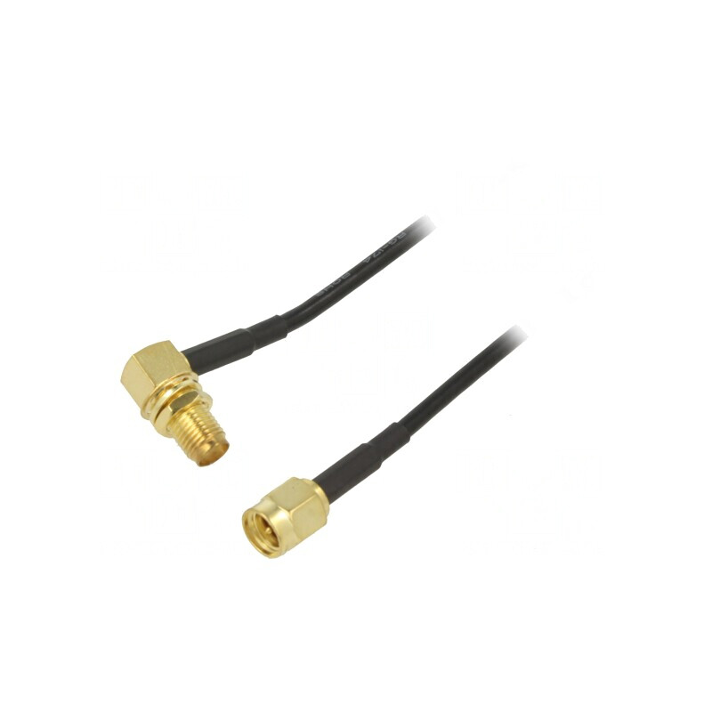 Cablu SMA 50Ω 1m Negru | Electronic-mag.ro | Componente Electronice