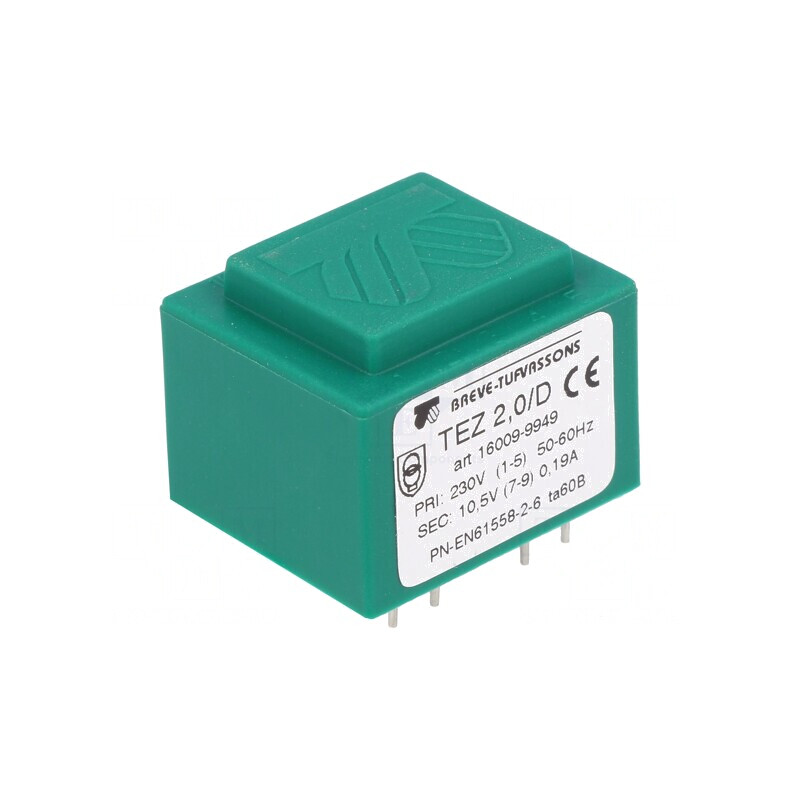 Transformator Încapsulat 2VA 230VAC 10.5V PCB | Electronic-mag.ro | Componente Electronice