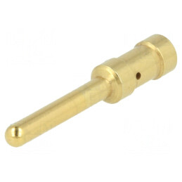 Pin tată aurit cupru 4mm2 12AWG 16A | Electronic-mag.ro | Componente Electronice