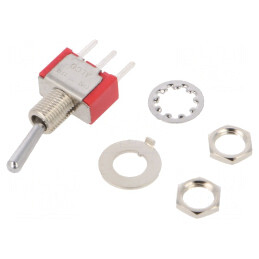 Comutator Basculant SPDT ON-ON 2A/250VAC 5A/28VDC | Electronic-mag.ro | Componente Electronice