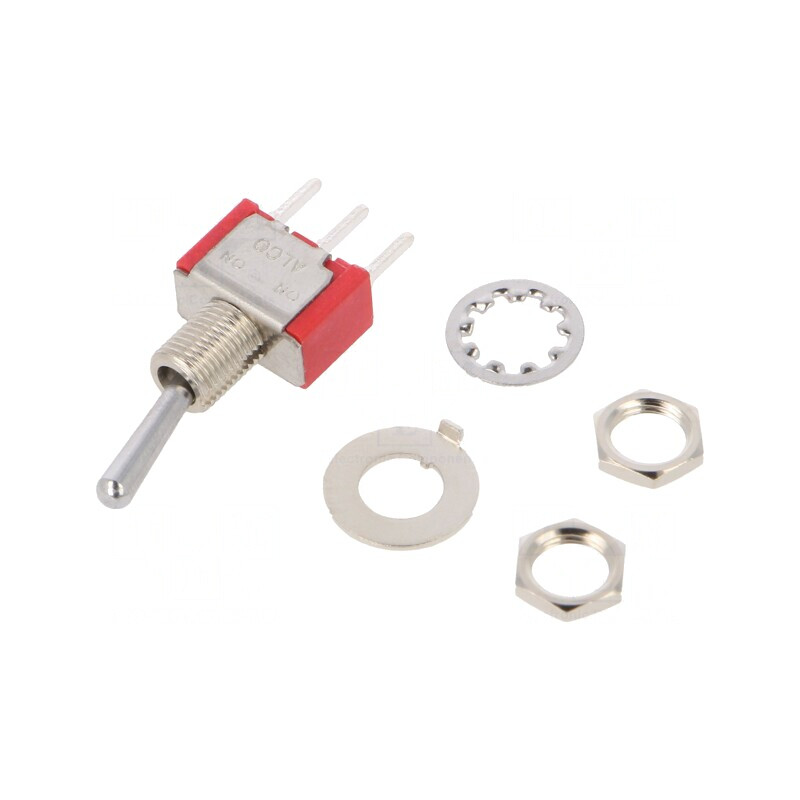 Comutator Basculant SPDT ON-ON 2A/250VAC 5A/28VDC | Electronic-mag.ro | Componente Electronice