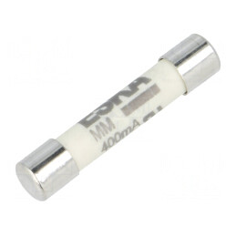 Siguranță ultra-rapidă 400mA 1kVAC 6,3x32mm alamă | Electronic-mag.ro | Componente Electronice