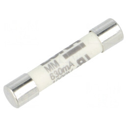 Siguranţă: siguranţă; ultra-rapid; 630mA; 1kVAC; 6,3x32mm; alamă