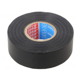 Bandă Electroizolantă Neagră 25mm x 25m | Electronic-mag.ro | Componente Electronice