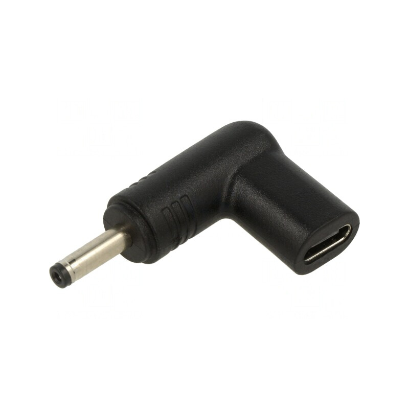 Adaptor DC 3,5/1,35 la USB-C Negru 100W 5A | Electronic-mag.ro | Componente Electronice