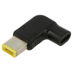 Adaptor USB-C Slim, Negru, 100W 5A, În Unghi | Electronic-mag.ro | Componente Electronice