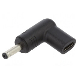 Adaptor DC 4,0/1,35 la USB-C Negru 100W 5A | Electronic-mag.ro | Componente Electronice