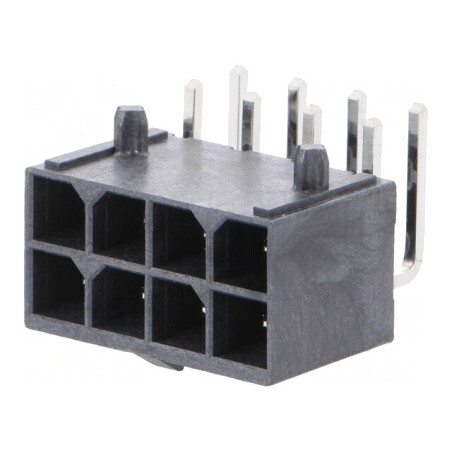 Soclu cablu-placă Mega-Fit 5,7mm 8 pini 23A | Electronic-mag.ro | Componente Electronice