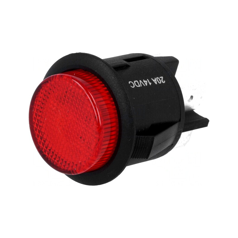 Comutator acționat prin apăsare DPST-NO 20A 12VDC | Electronic-mag.ro | Componente Electronice