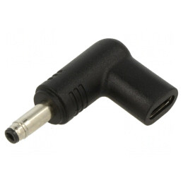 Adaptor USB C la DC 4,8/1,7 Negru 100W 5A | Electronic-mag.ro | Componente Electronice