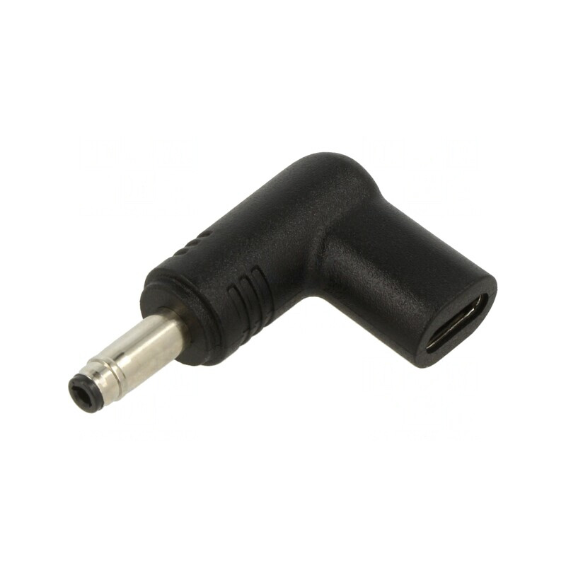 Adaptor USB C la DC 4,8/1,7 Negru 100W 5A | Electronic-mag.ro | Componente Electronice