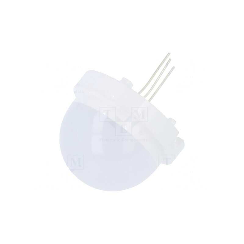 LED 20mm Roșu/Verde 120° Convex 3 Terminale | Electronic-mag.ro | Componente Electronice