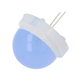 LED Albastru 20mm 480-1700mcd 120° Convex
