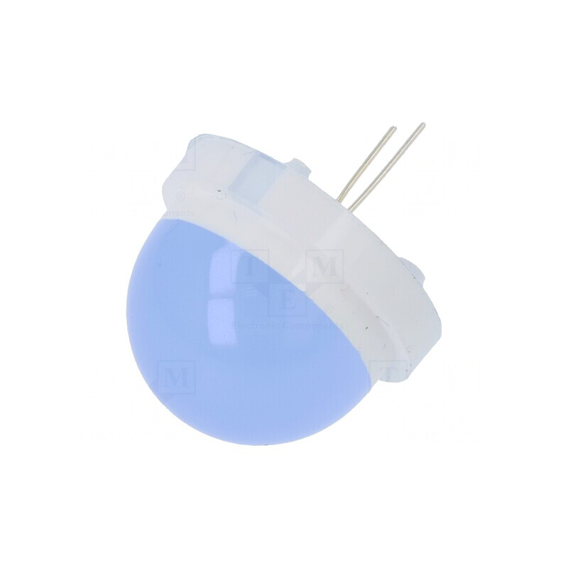 LED Albastru 20mm 480-1700mcd 120° Convex | Electronic-mag.ro | Componente Electronice