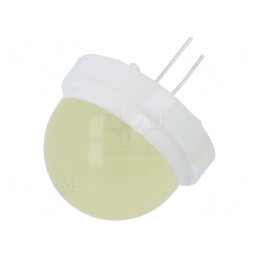 LED; 20mm; galbenă; cu clipire; 1900÷2000mcd; 120°; 5÷15V; 20mA