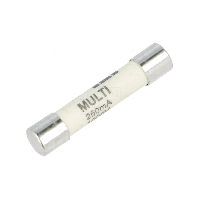 Siguranță Ultra-Rapidă 250mA 1kVAC 6.3x32mm Alamă | Electronic-mag.ro | Componente Electronice