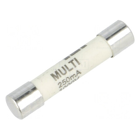Siguranță Ultra-Rapidă 250mA 1kVAC 6.3x32mm Alamă | Electronic-mag.ro | Componente Electronice