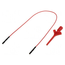 Pensetă de măsurare 2A 60VDC roșie aurită | Electronic-mag.ro | Componente Electronice