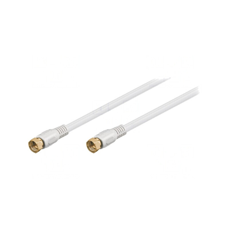 Cablu Coaxial 75Ω 3,5m Alb cu Mufe F | Electronic-mag.ro | Componente Electronice Cablu Coaxial 75Ω 3,5m Alb cu Mufe F | Electronic-mag.ro | Componente Electronice