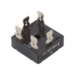 Punte Redresoare Trifazată 1,2kV 25A THT | Electronic-mag.ro | Componente Electronice