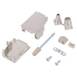 Carcasă pentru conectori D-Sub 9 pin și HD 15 pin | Electronic-mag.ro | Componente Electronice