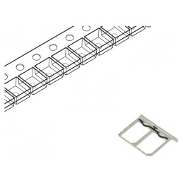 Conector pentru carduri Nano SIM 6 pini SMT | Electronic-mag.ro | Componente Electronice