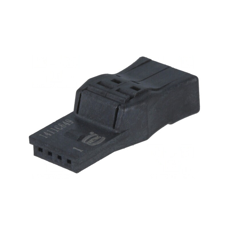 Conector cablu-placă 4 pini 1,27mm har-flexicon mufă | Electronic-mag.ro | Componente Electronice