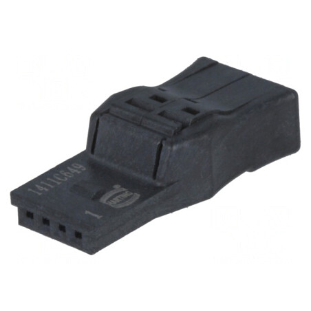 Conector cablu-placă 4 pini 1,27mm har-flexicon mufă | Electronic-mag.ro | Componente Electronice