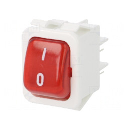 Rocker Switch ON-OFF 16A 250V White | Electronic-mag.ro | Componente Electronice