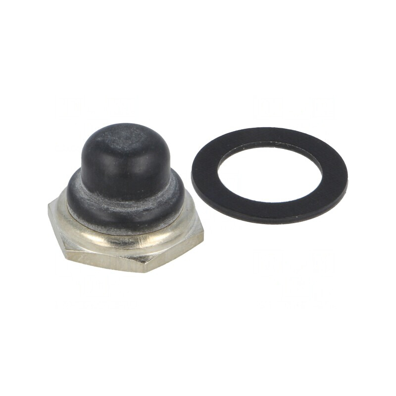 Capișon de Silicon cu Buton Negru | Electronic-mag.ro | Componente Electronice