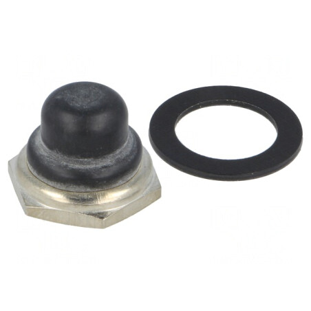 Capișon de Silicon cu Buton Negru | Electronic-mag.ro | Componente Electronice
