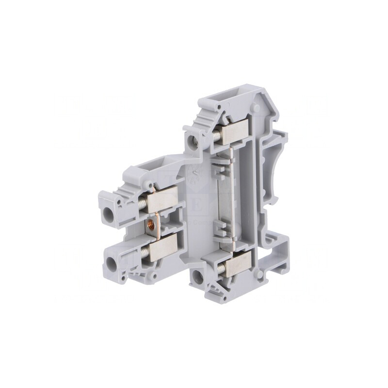Conector Șine 0,2-4mm2 2 Piste 4 Borne Gri 6,2mm | Electronic-mag.ro | Componente Electronice Conector Șine 0,2-4mm2 2 Piste 4 Borne Gri 6,2mm | Electronic-mag.ro | Componente Electronice