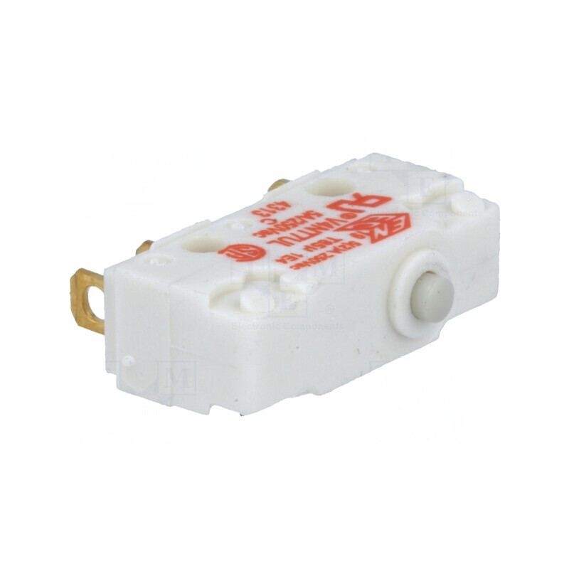 Microîntrerupător SNAP ACTION 5A/250VAC SPDT fără manetă | Electronic-mag.ro | Componente Electronice