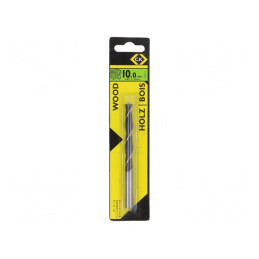 Burghiu Lemn 10mm 133mm Oțel Crom-Vanadium 1 Buc. | Electronic-mag.ro | Componente Electronice