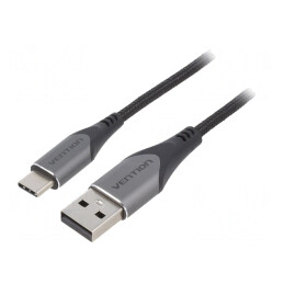 Cablu USB 2.0 A la C 2m Argintiu | Electronic-mag.ro | Componente Electronice