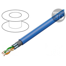 Cablu Ethernet Industrial HELUKAT 100IND SF/UTP 2x2x26AWG | Electronic-mag.ro | Componente Electronice