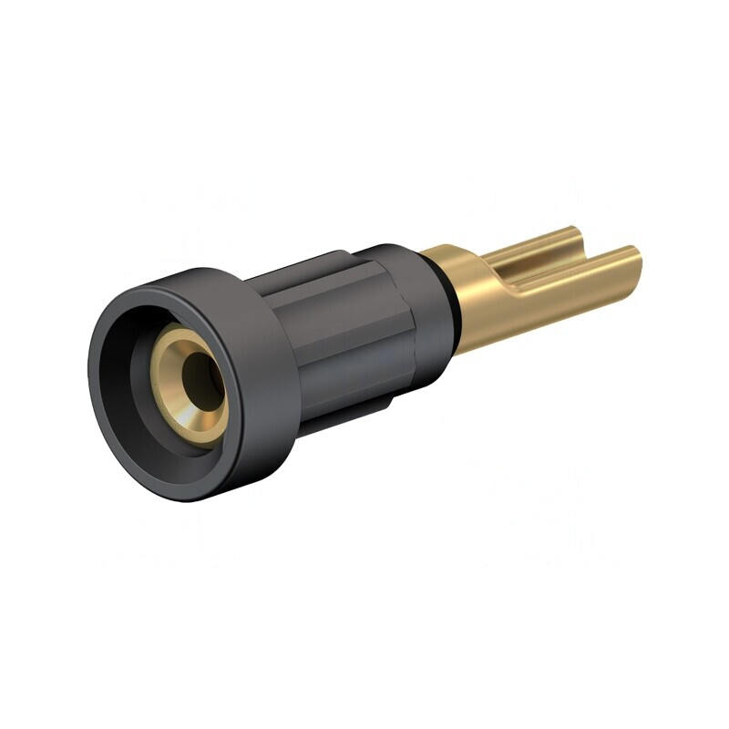 Conector Soclu 1mm Negru 20A Izolat Lipit | Electronic-mag.ro | Componente Electronice