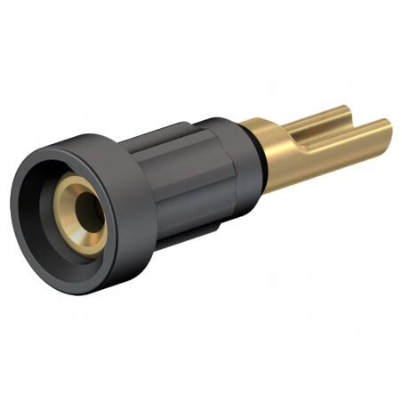 Conector Soclu 1mm Negru 20A Izolat Lipit | Electronic-mag.ro | Componente Electronice