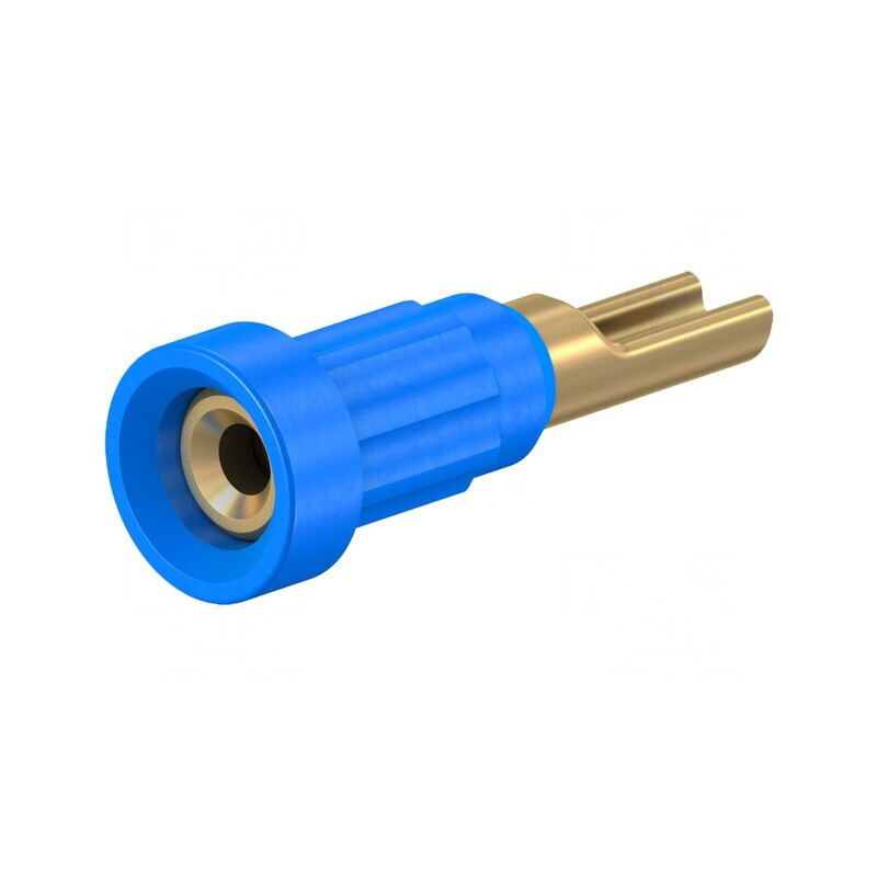 Conector soclu 1mm albastru 20A cu izolație | Electronic-mag.ro | Componente Electronice