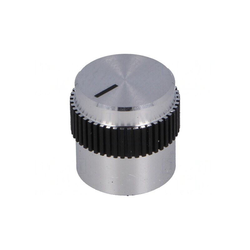 Buton Rotativ cu Indicator Aluminiu 6mm 15x15mm | Electronic-mag.ro | Componente Electronice