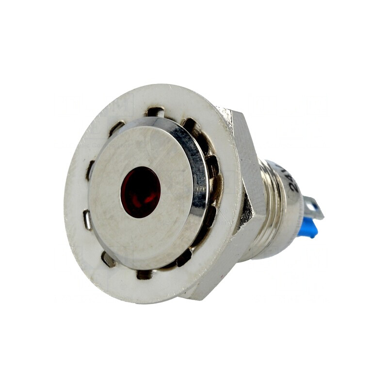 Lampă LED roșie 24V Ø12mm IP67 | Electronic-mag.ro | Componente Electronice